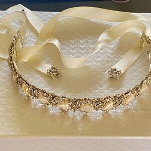 Maria Elena Four Leaf Clover Headpiece